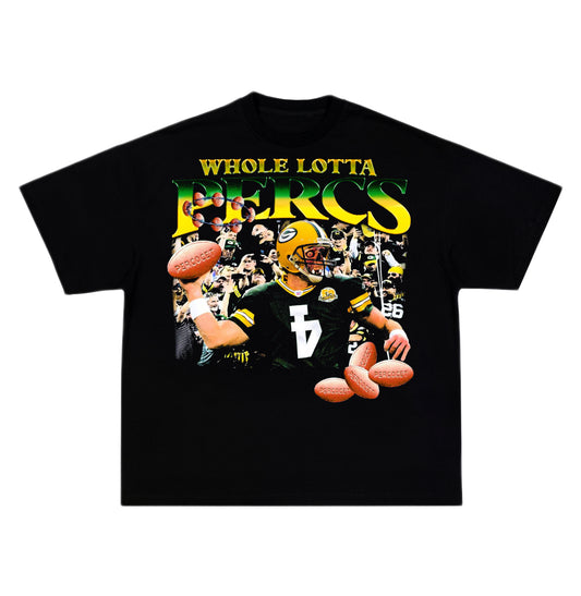 Whole Lotta Percs Brett Favre Tee Black